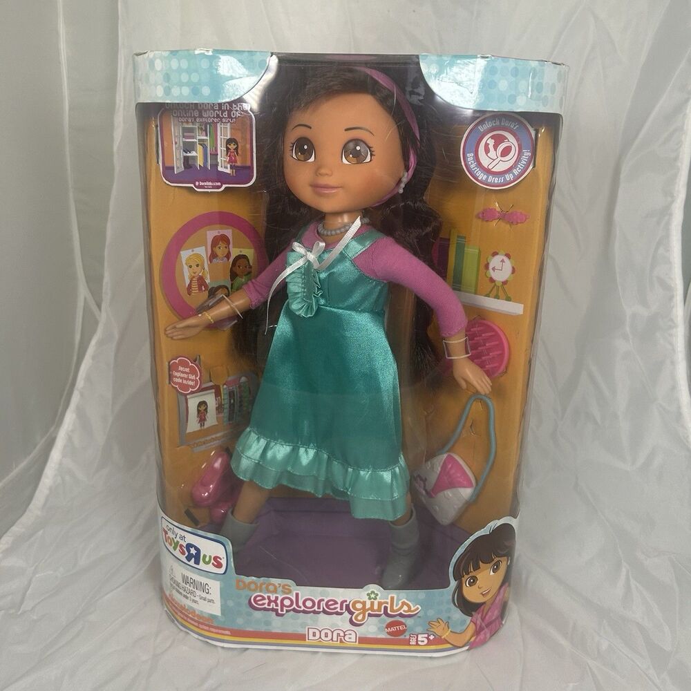 Dora the Explorer Explorer Girls Doll Mattel NEW in Box Toys R Us Exclusive